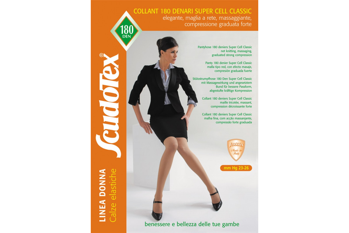 835 Колготки компрессионные 2 класса Scudotex (23-26 mmHg) 180 den