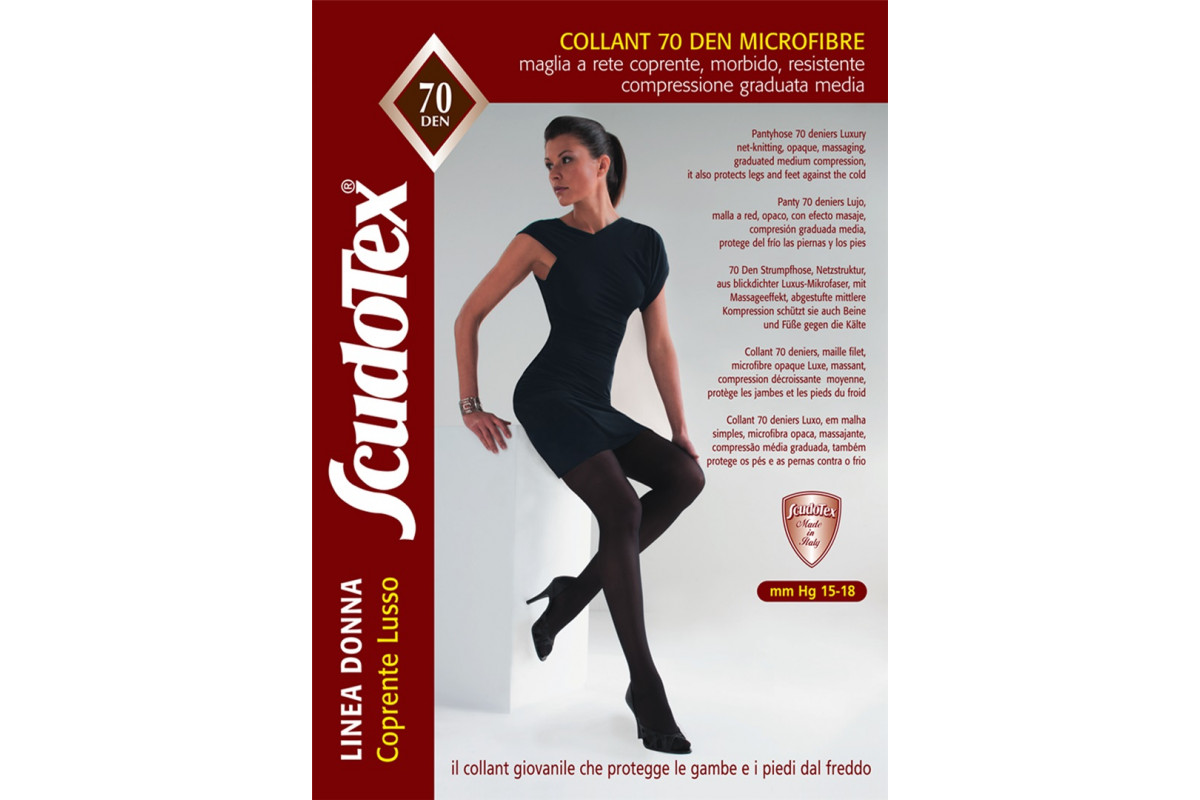 591 Колготки компрессионные Scudotex для беременных (15-18 mmHg) 70 den плотные