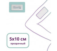 Силиконовая пластина 5х10 см,  Прозрачный